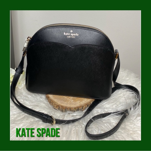 Kate Spade Black Crossbody, Peyton Dome Bag, Brand New, NWT - Picture 7 of 15